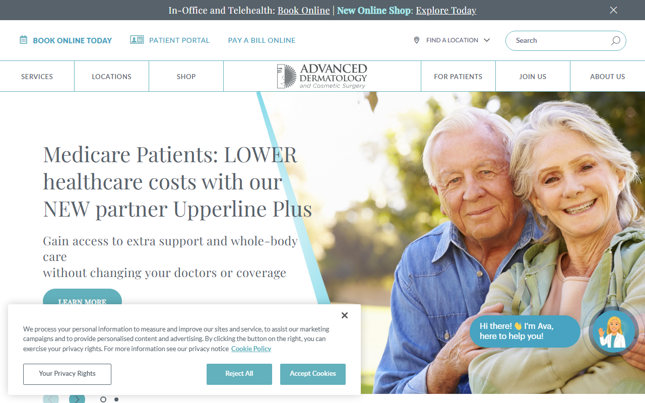 Dr. Sherry Maragh — Advanced Dermatology and Cosmetic Surgery website homepage (Cape Coral, FL plastic & cosmetic surgery)