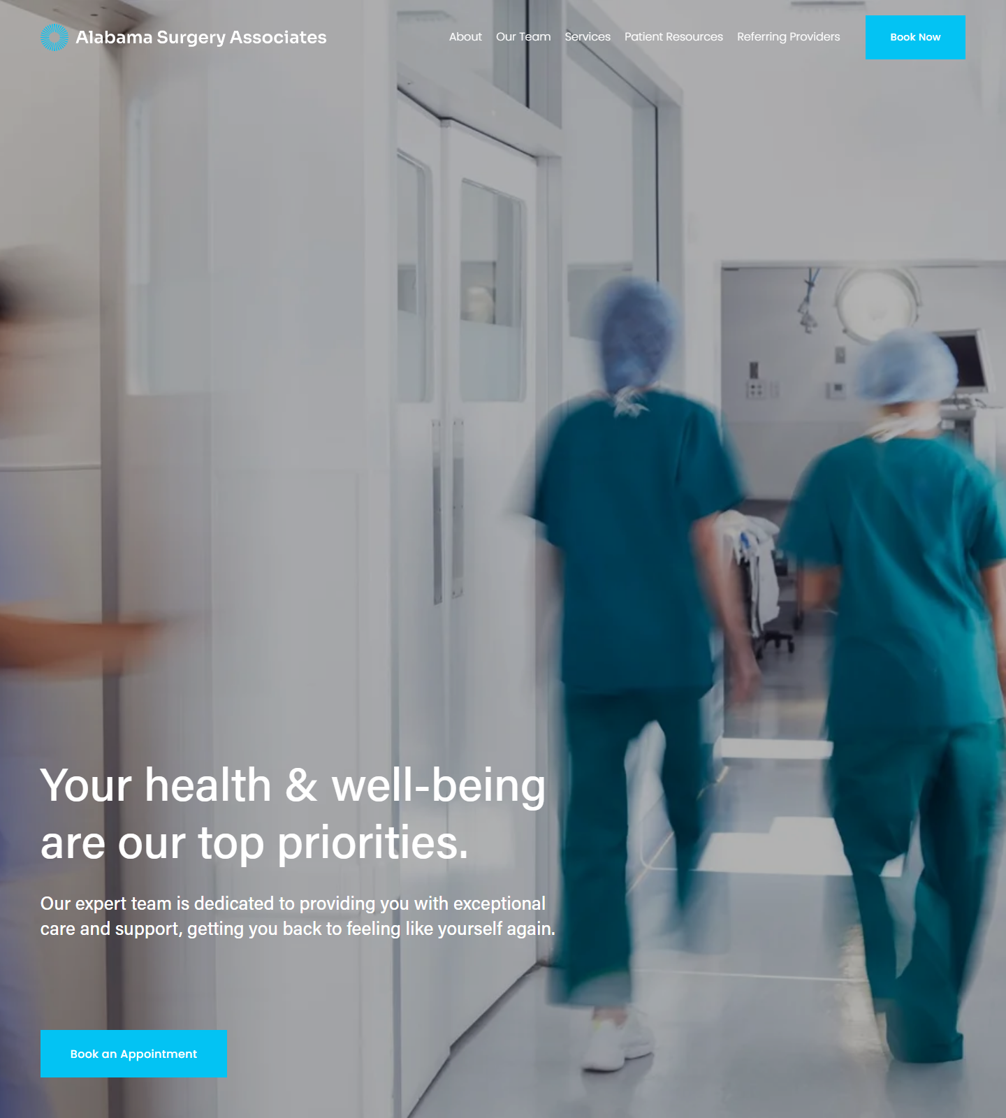 Alabama Surgery Associates — Alabama Surgery Associates website homepage (Birmingham, AL)