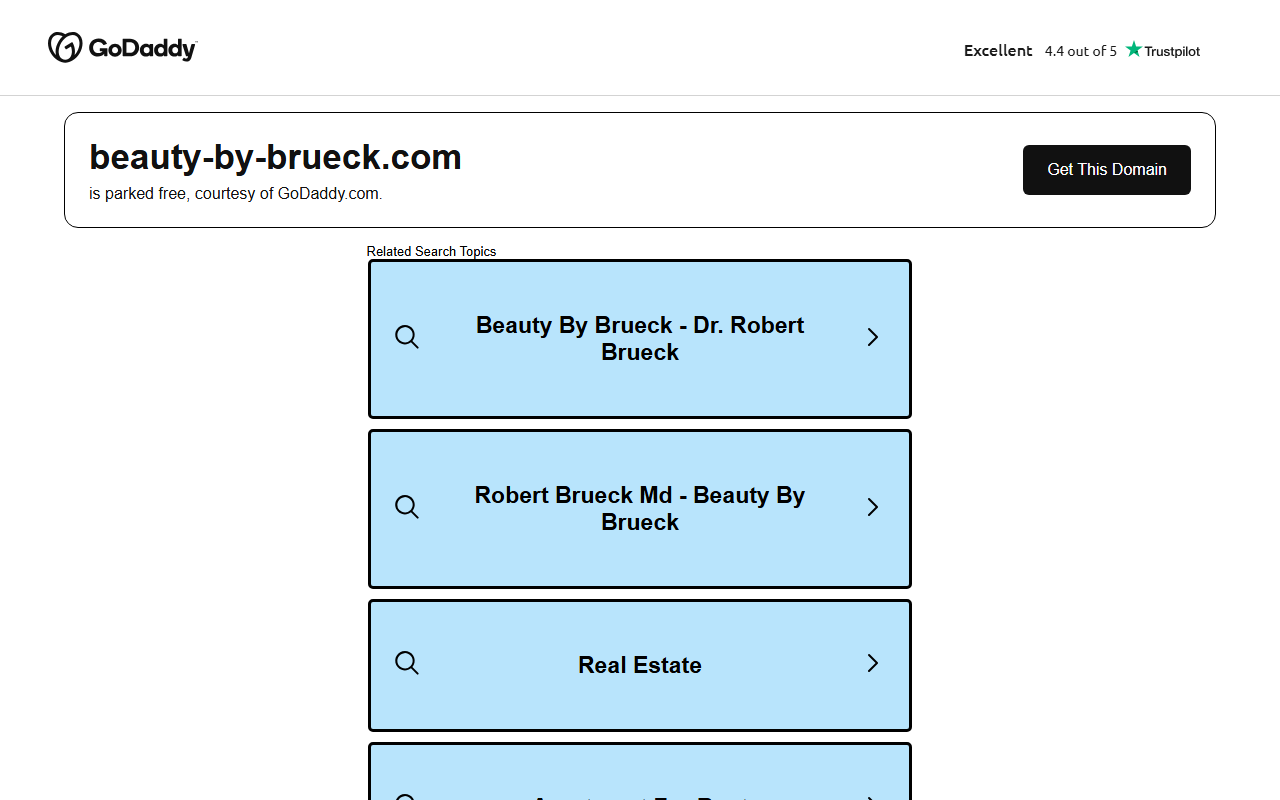 Beauty by Brueck - Dr. Robert Brueck — Beauty by Brueck - Dr. Robert Brueck website homepage (Fort Myers, FL plastic & cosmetic surgery)