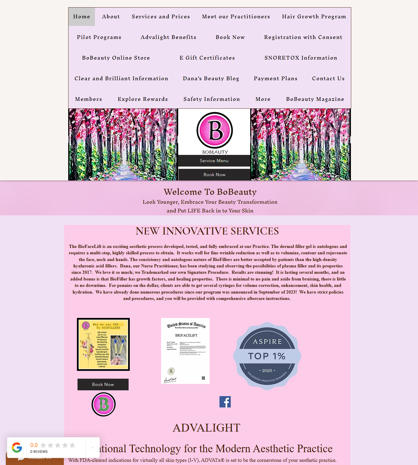 BoBeauty — BoBeauty website homepage (Friendswood, TX plastic & cosmetic surgery)