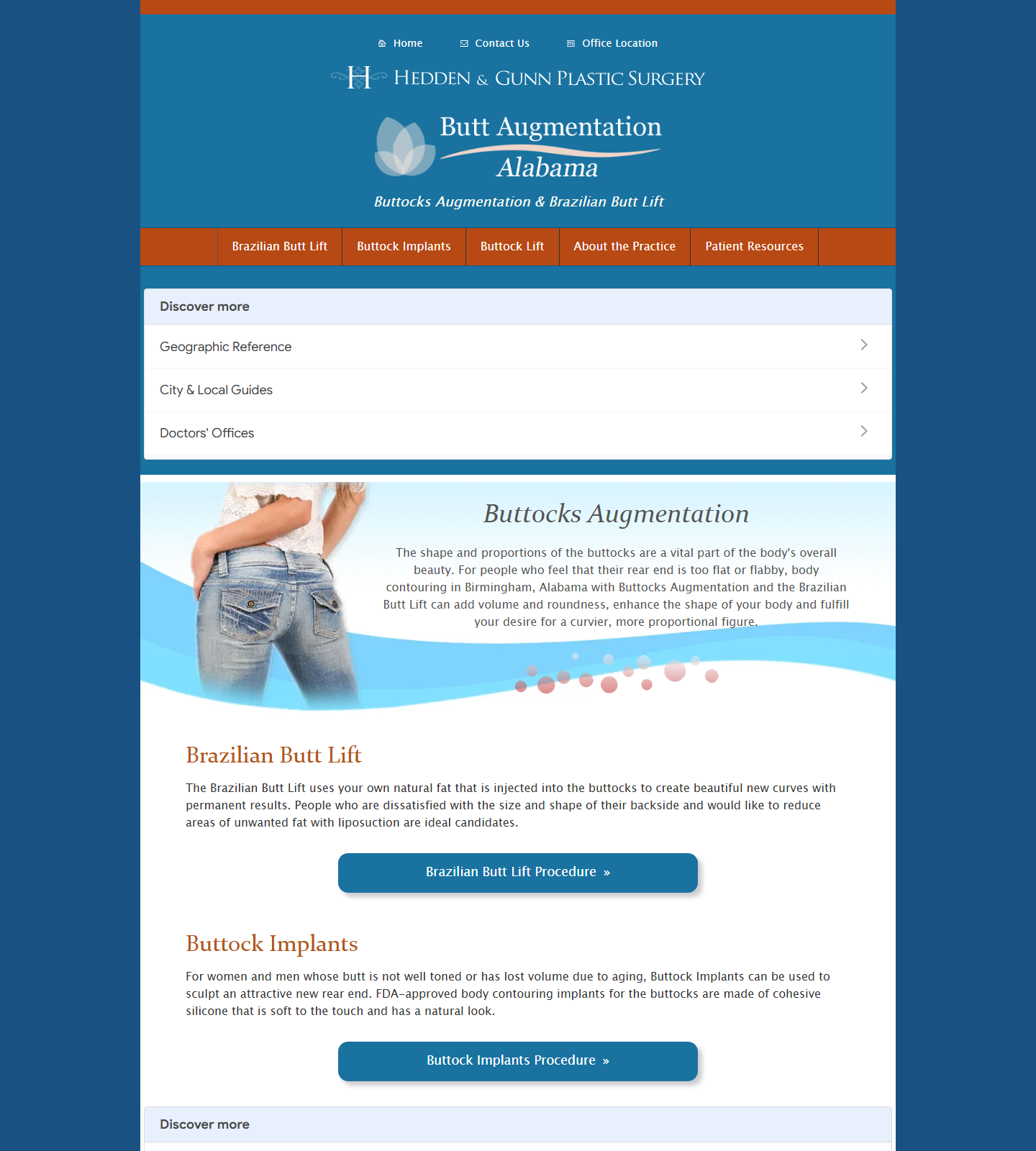 Buttocks Augmentation — Buttocks Augmentation website homepage (Birmingham, AL)