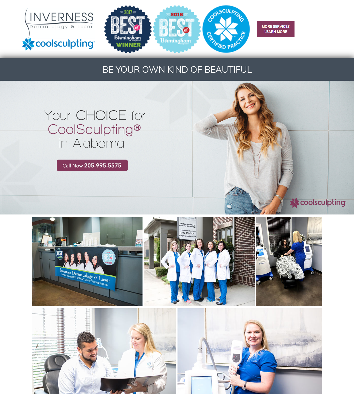 CoolSculpting — CoolSculpting website homepage (Birmingham, AL)
