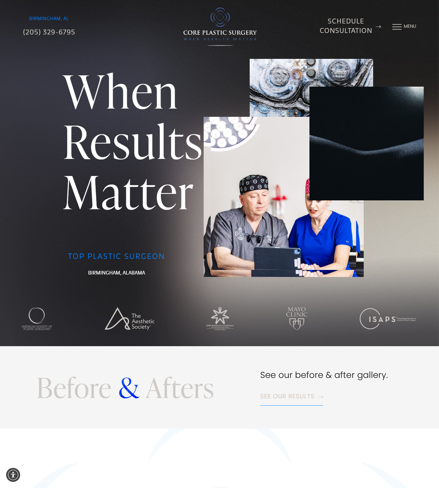 Core Plastic Surgery — Core Plastic Surgery: Grady Core, MD, FACS website homepage (Birmingham, AL)