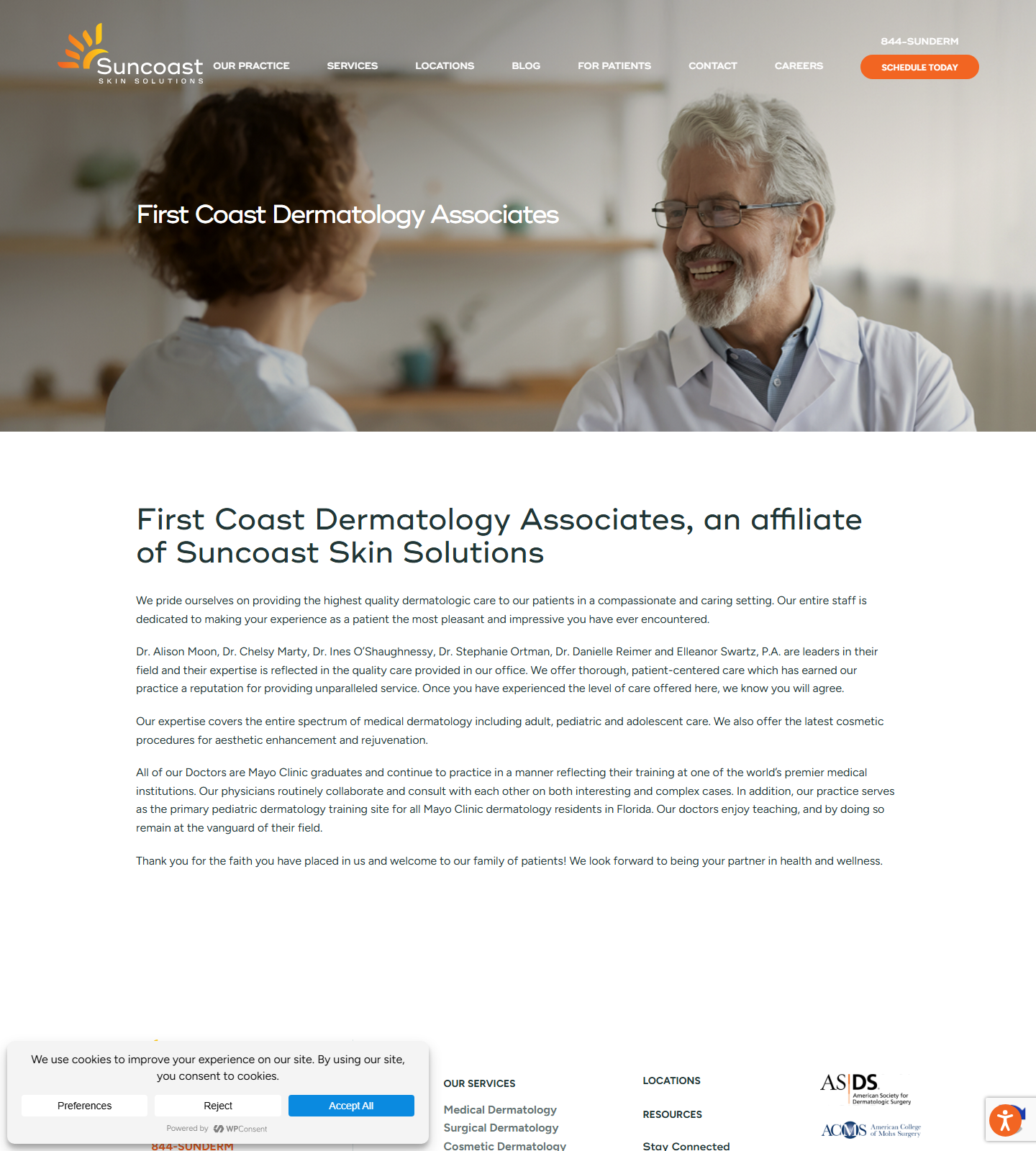Danielle Reimer, M.D. — Danielle Reimer, M.D. website homepage (Jacksonville Beach, FL)