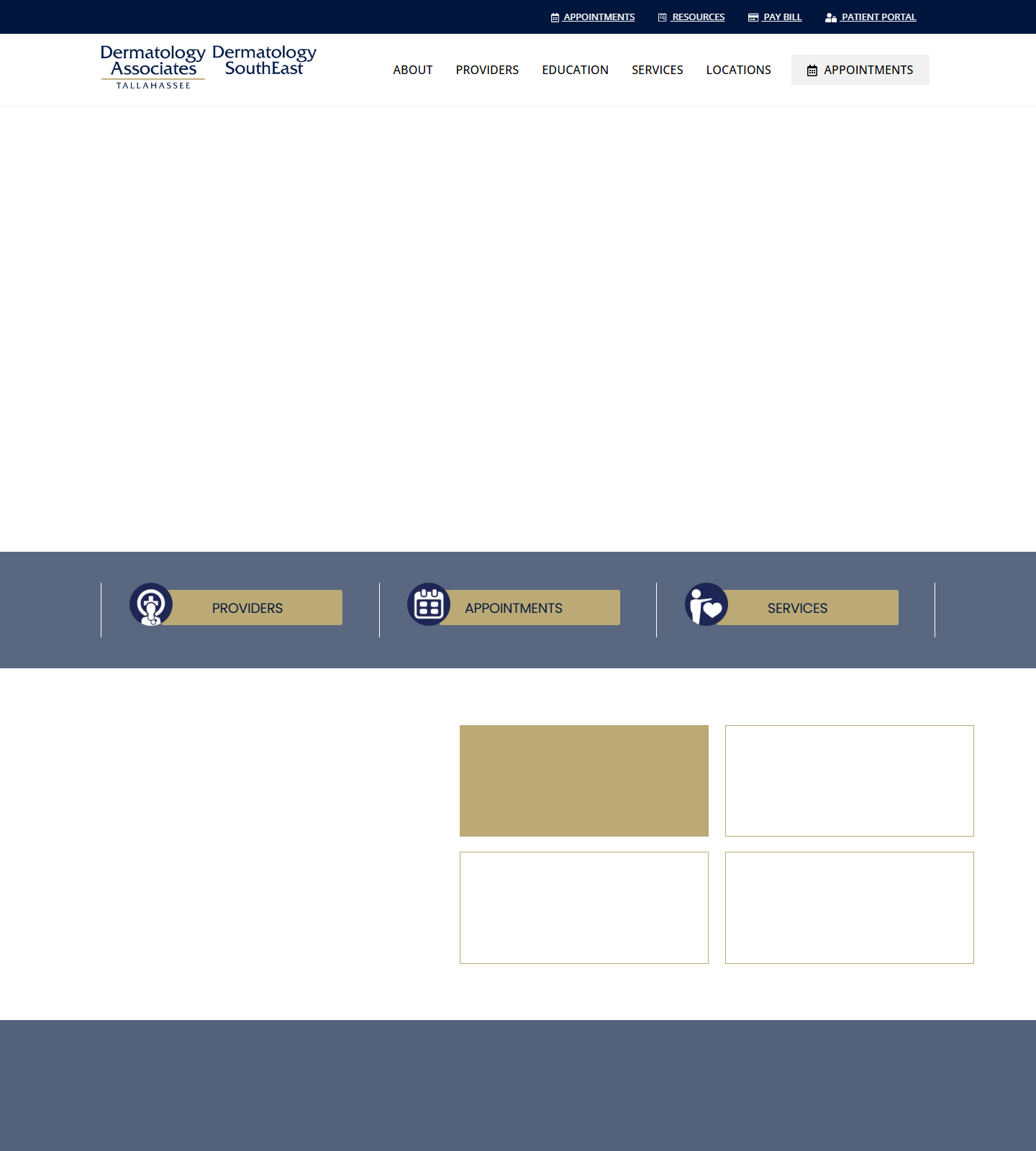 Dermatology Southeast- Saint Augustine — Dermatology Southeast- Saint Augustine website homepage (St. Augustine, FL)
