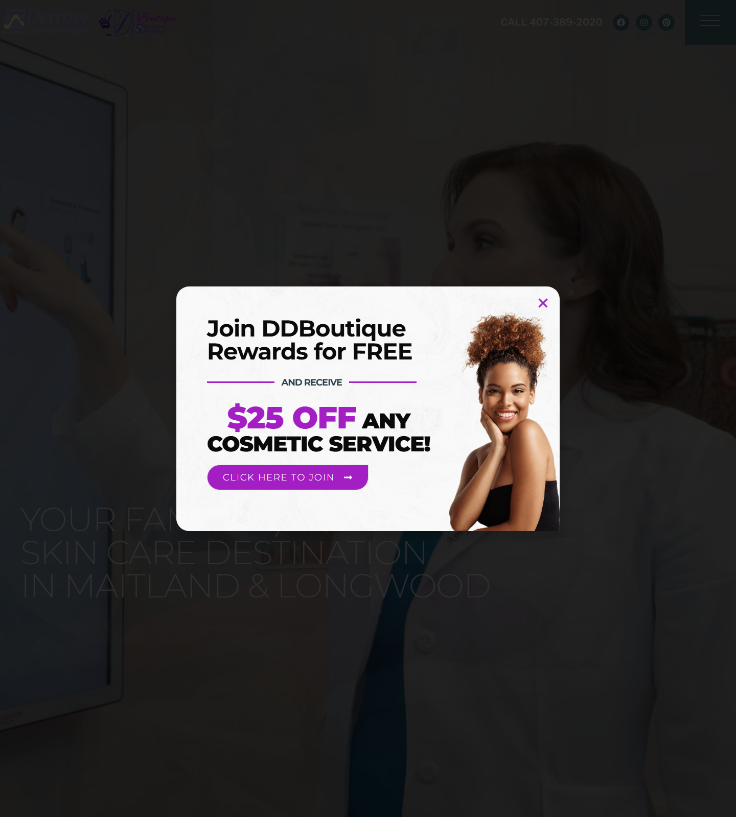 Derrow Dermatology Associates — Derrow Dermatology Associates website homepage (Maitland, FL)