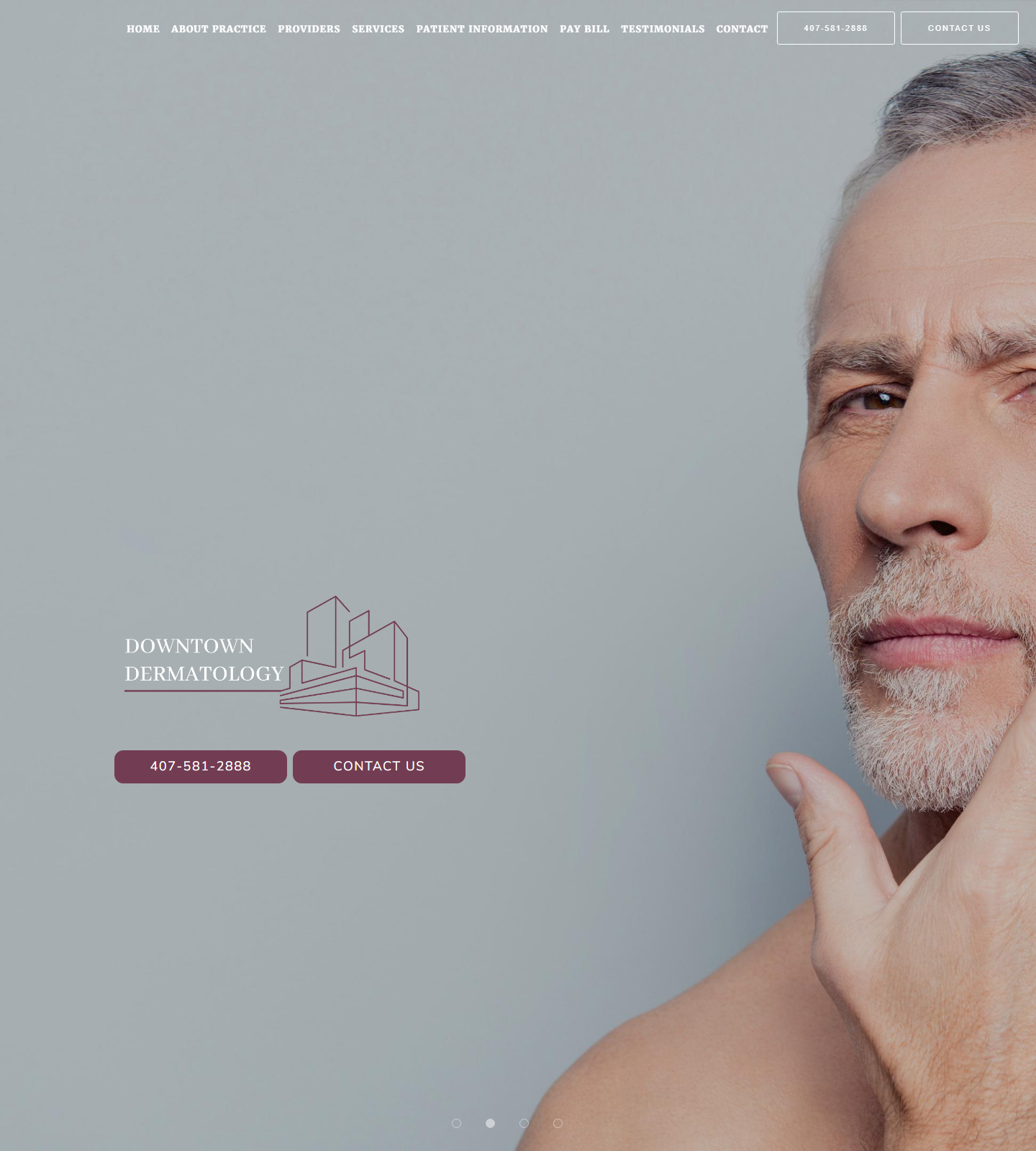 Downtown Dermatology — Downtown Dermatology website homepage (Orlando, FL)