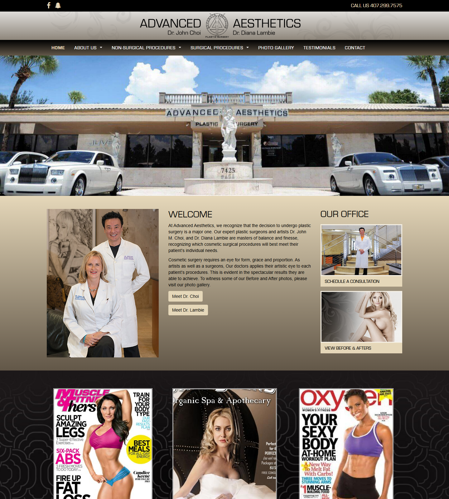 Dr. John M. Choi, Do — Dr. John M. Choi, Do website homepage (Orlando, FL)