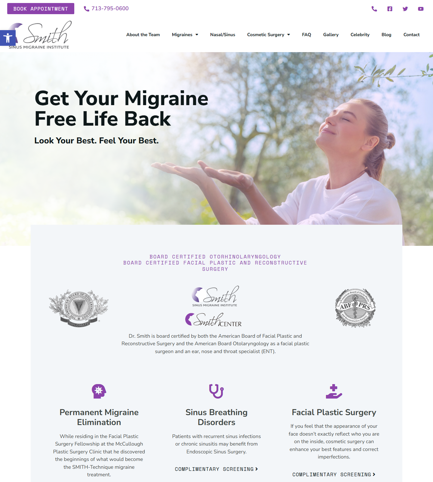 Dr. Kevin Smith — Dr. Kevin Smith website homepage (The Woodlands, TX plastic & cosmetic surgery)