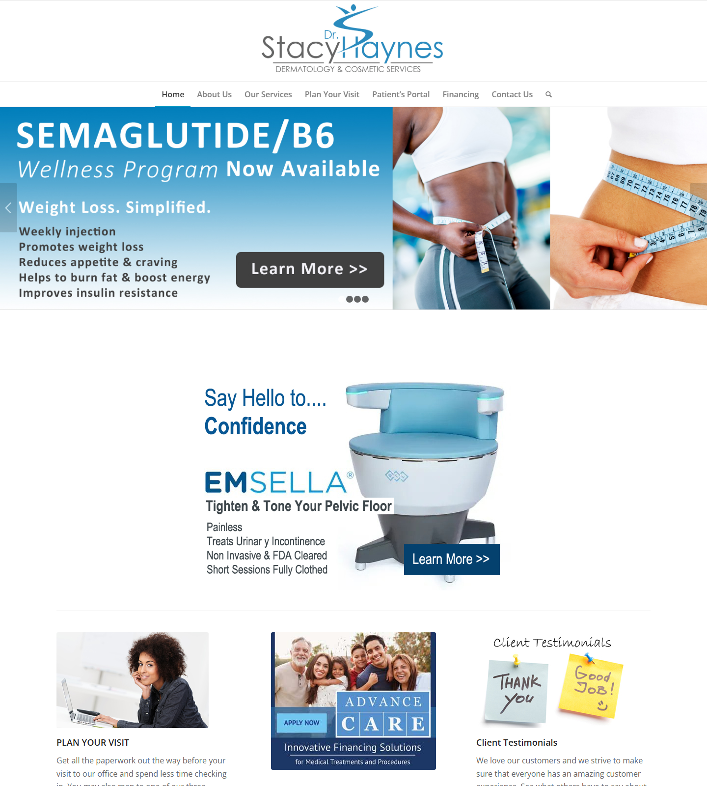 Dr. Stacy J. Haynes, MD — Dr. Stacy J. Haynes, MD website homepage (Birmingham, AL)