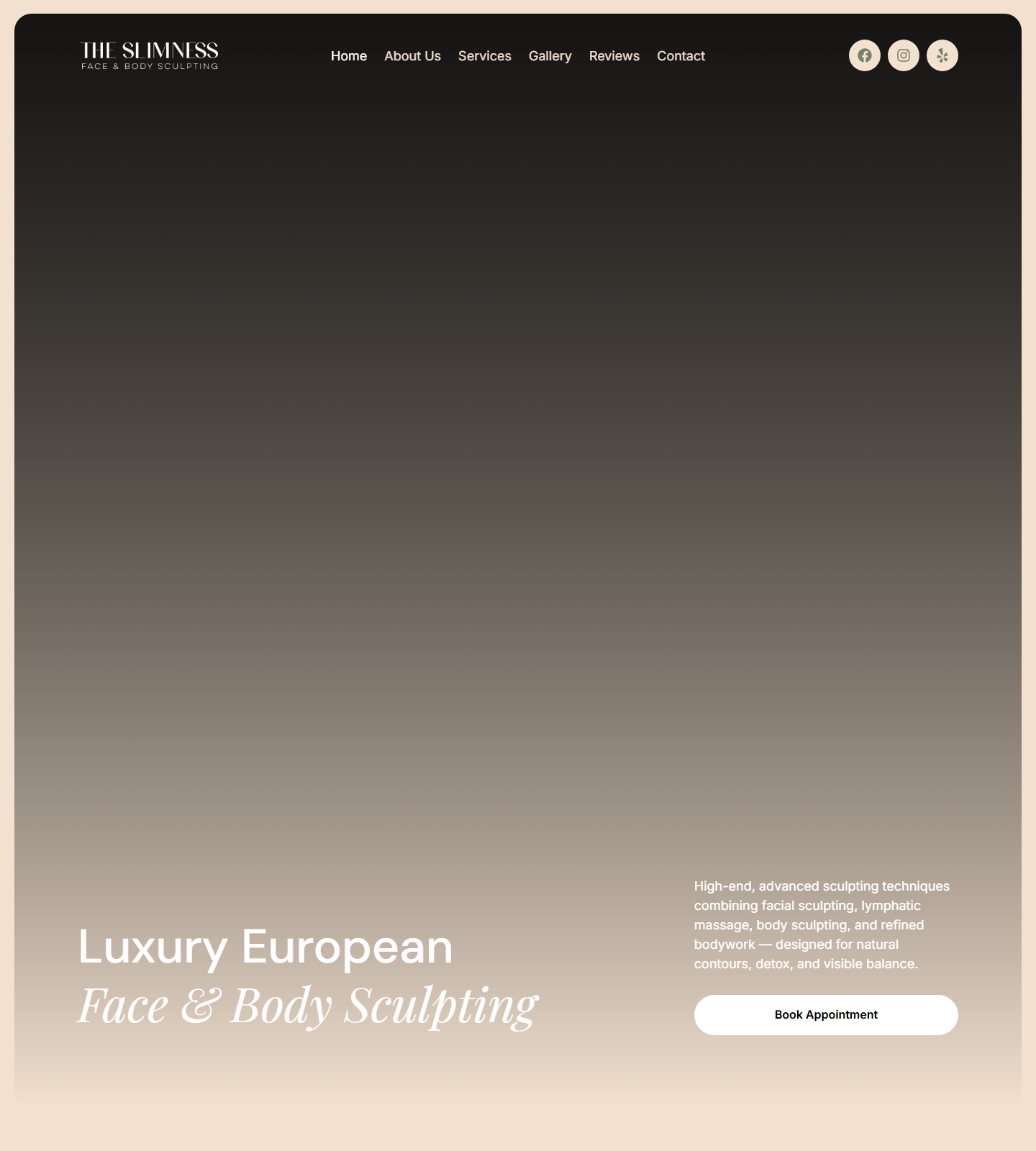 Face Massage & Body Sculpting — Face Massage & Body Sculpting | The Slimness Spa - Woodlands website homepage (The Woodlands, TX plastic & cosmetic surgery)