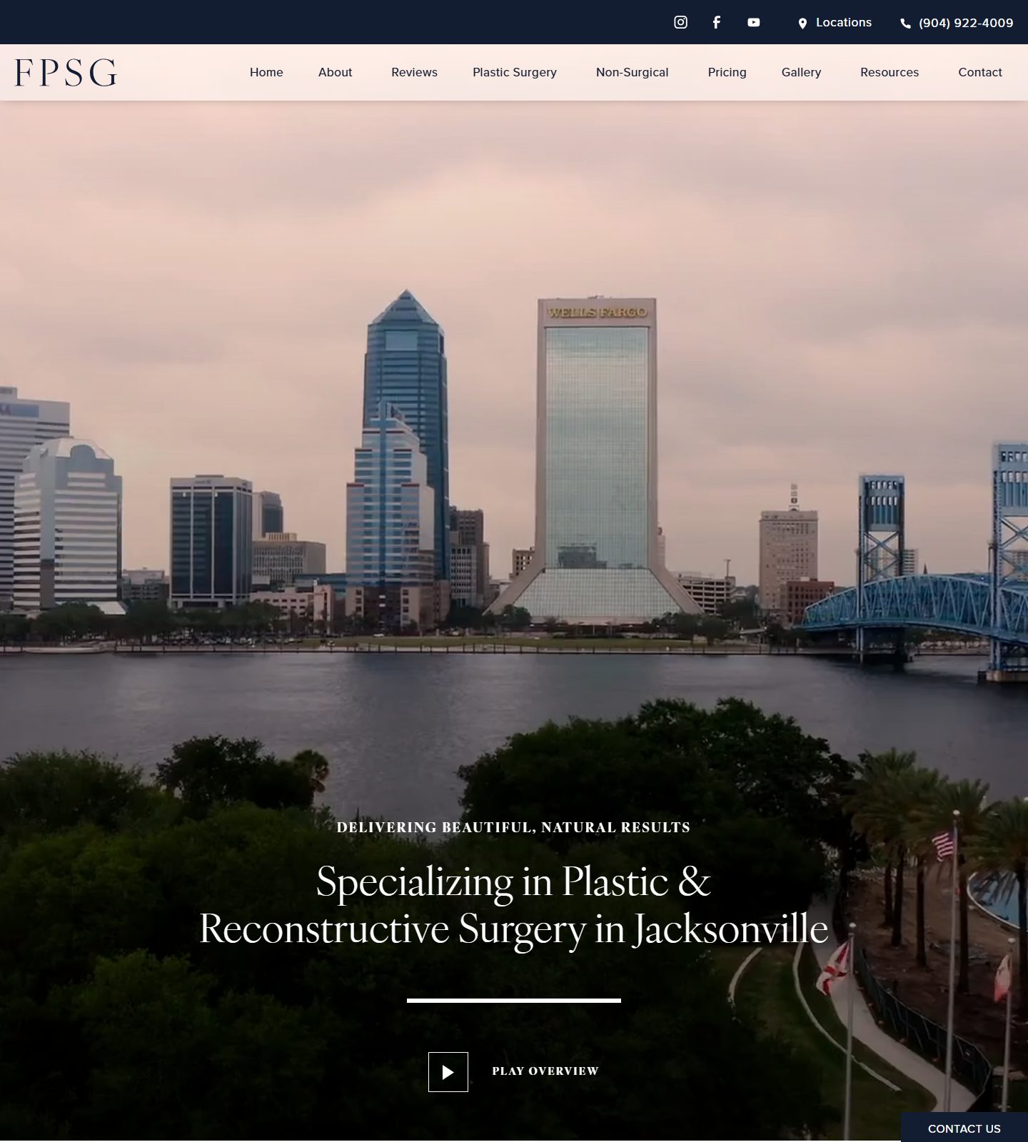 Florida Plastic Surgery Group — Florida Plastic Surgery Group website homepage (Jacksonville, FL)