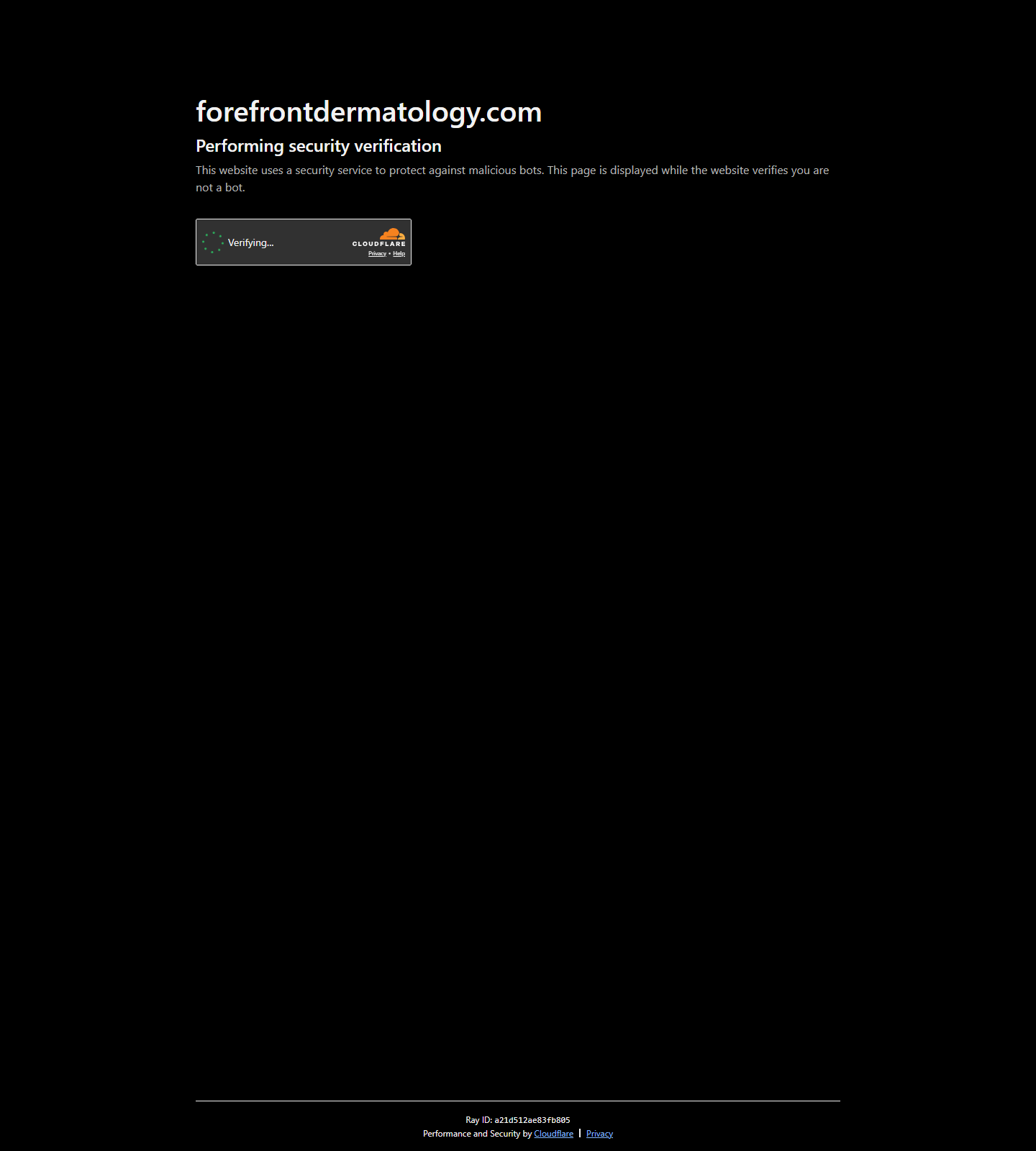 Forefront Dermatology Glen Allen, VA — Forefront Dermatology Glen Allen, VA website homepage (Glen Allen, VA)