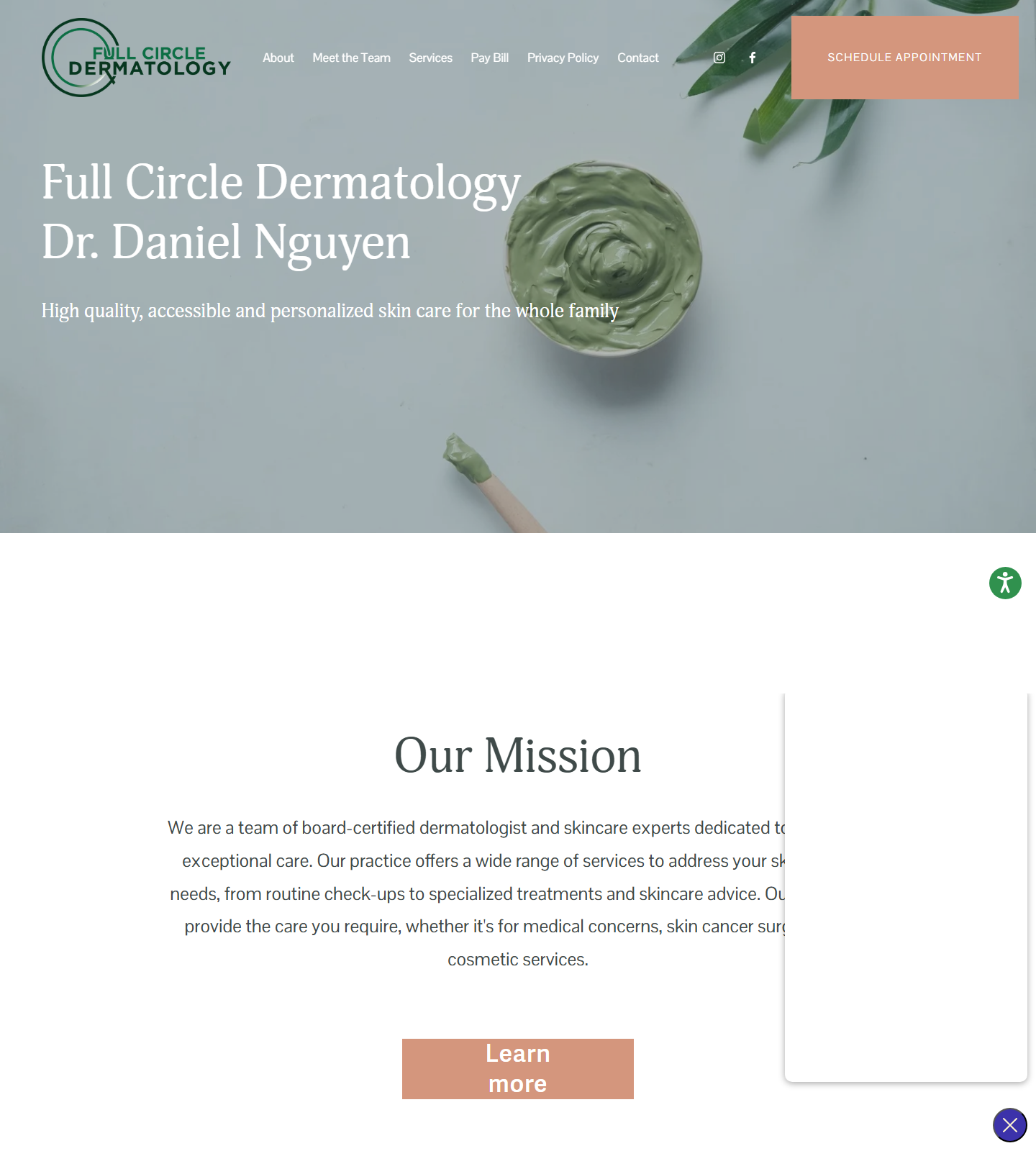 Full Circle Dermatology — Full Circle Dermatology: Dr. Daniel Nguyen website homepage (Houston, TX plastic & cosmetic surgery)