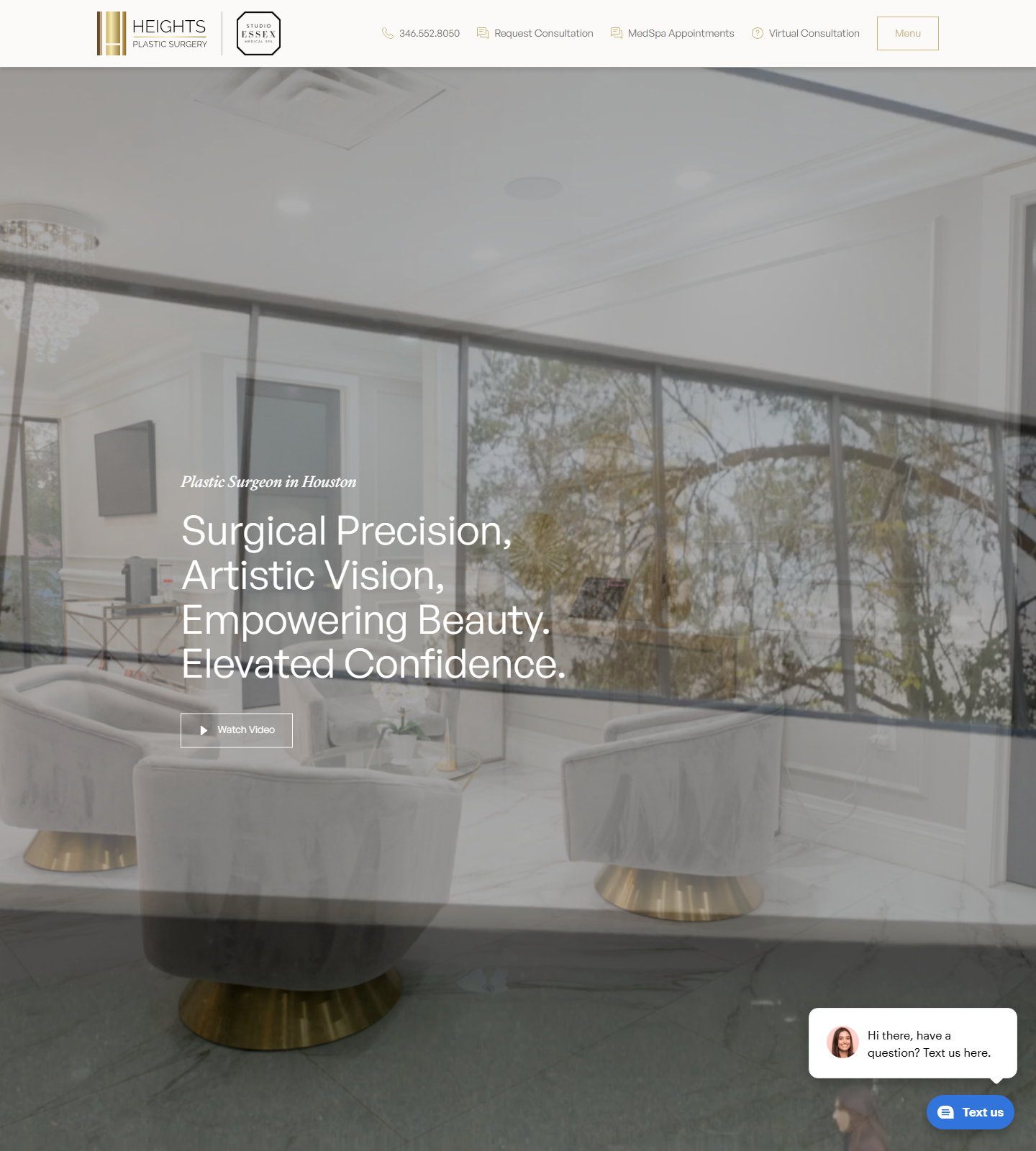 Heights Plastic Surgery — Heights Plastic Surgery website homepage (Houston, TX plastic & cosmetic surgery)