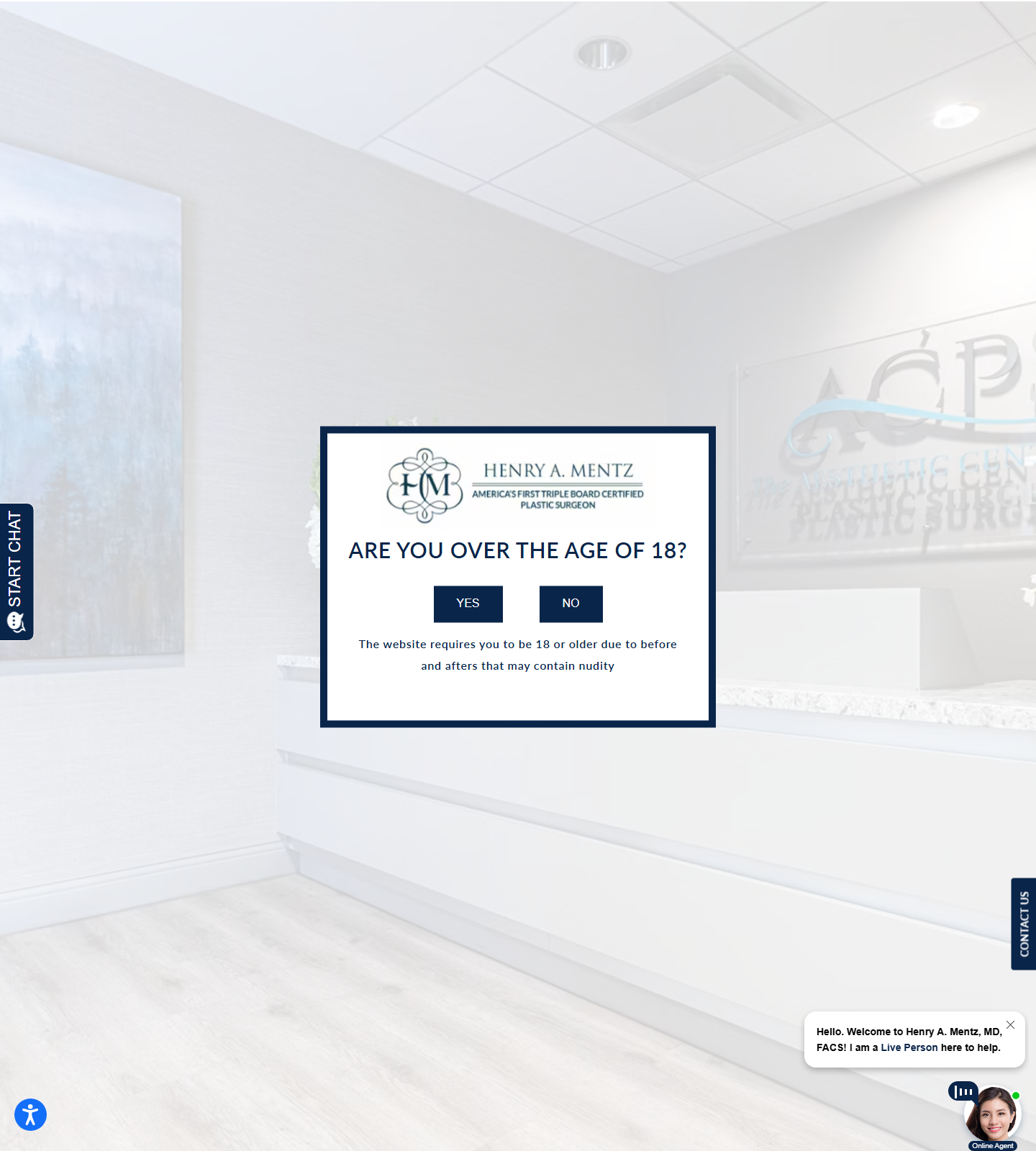Henry A. Mentz, MD — Henry A. Mentz, MD website homepage (Houston, TX plastic & cosmetic surgery)