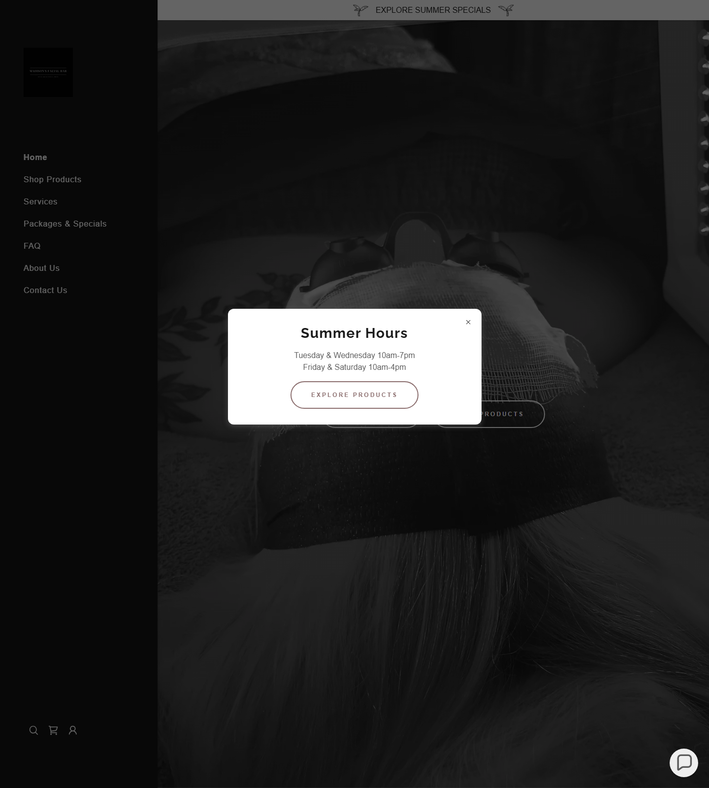 Madison’s Facial Bar — Madison’s Facial Bar website homepage (Punta Gorda, FL plastic & cosmetic surgery)