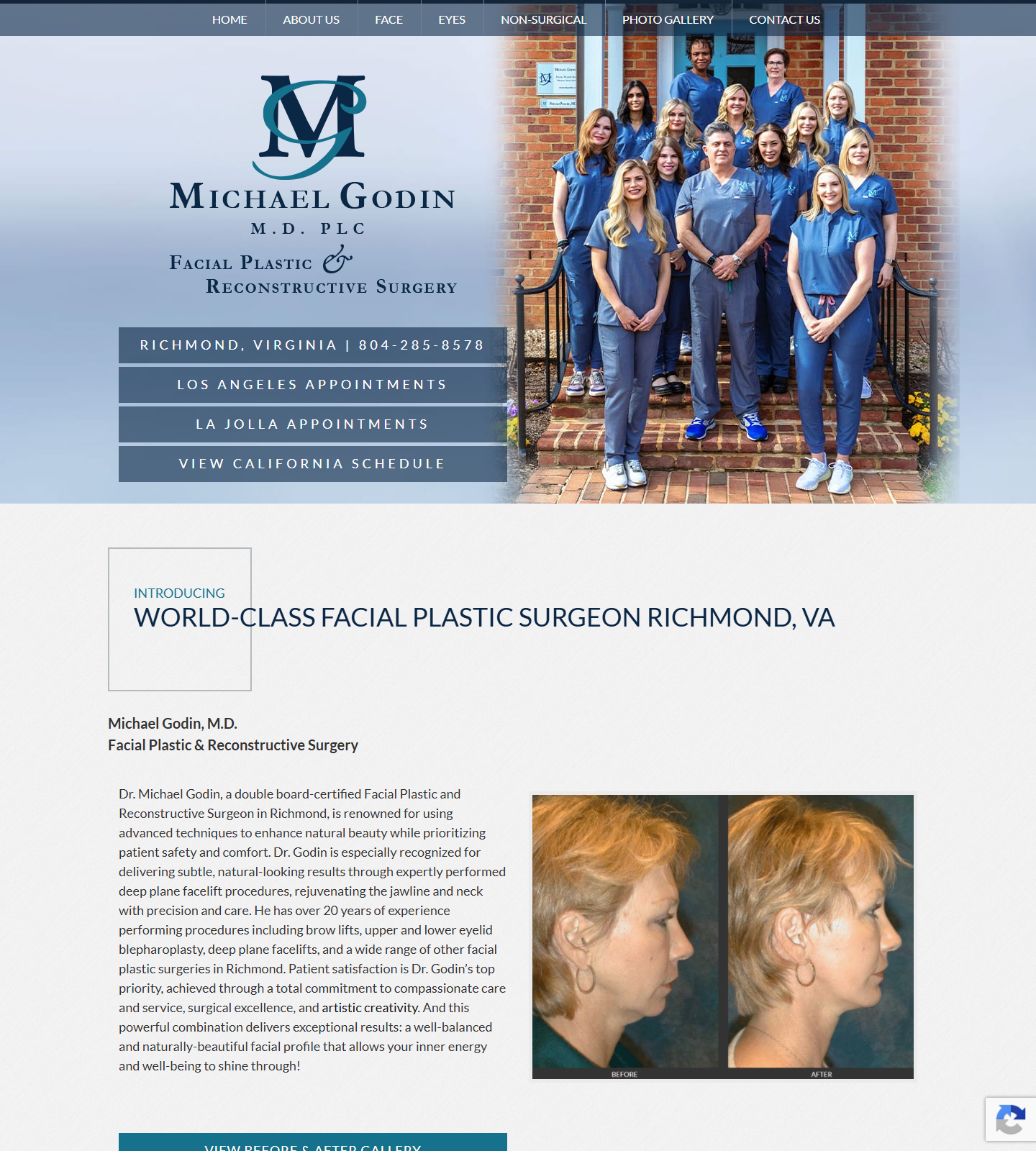 Michael Godin, MD — Michael Godin, MD website homepage (Richmond, VA)