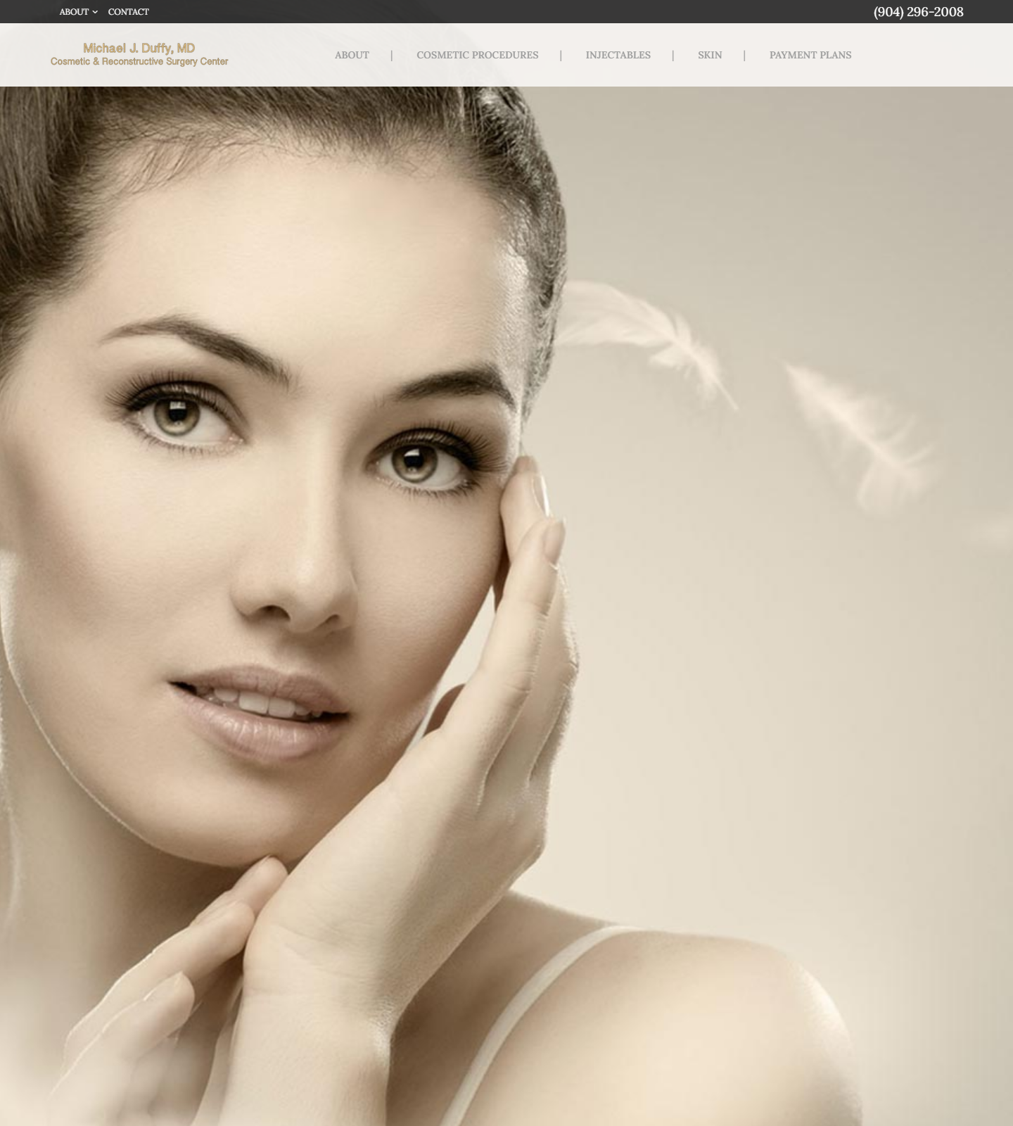 Michael J. Duffy MD - Jacksonville Plastic Surgery by Duffy — Michael J. Duffy MD - Jacksonville Plastic Surgery by Duffy website homepage (Jacksonville, FL)