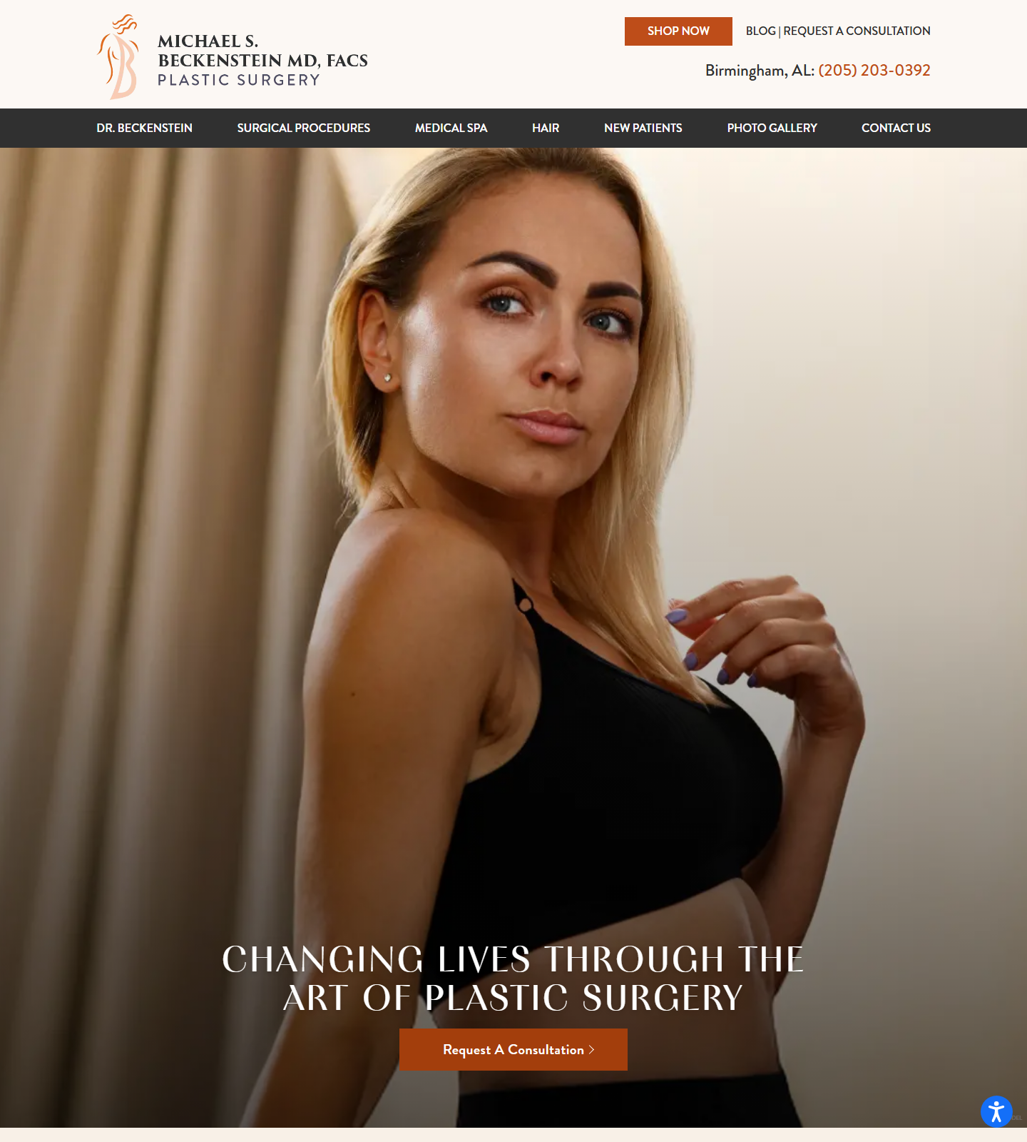 Michael S. Beckenstein, MD — Michael S. Beckenstein, MD website homepage (Birmingham, AL)