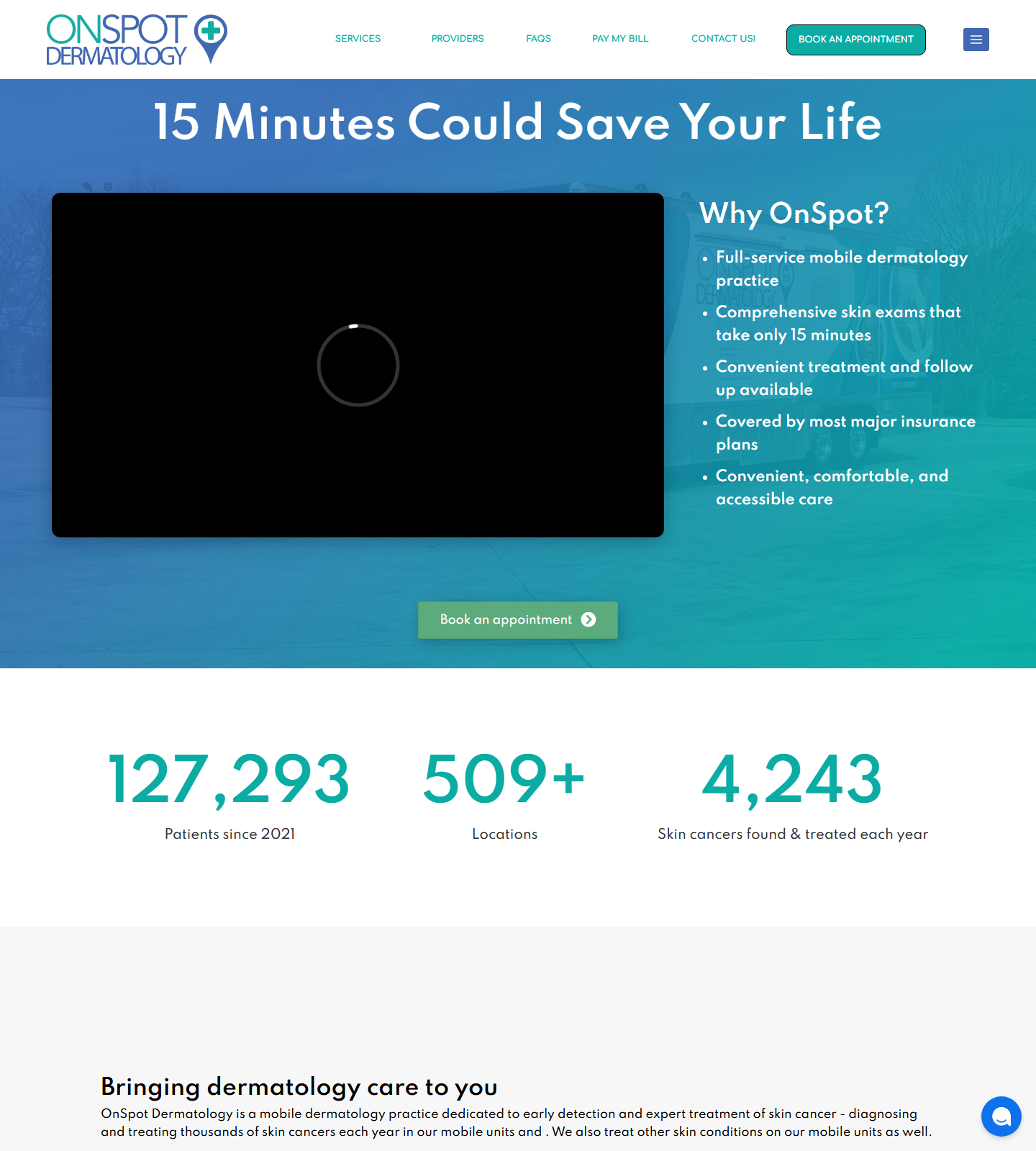 OnSpot Dermatology — OnSpot Dermatology website homepage (Orlando, FL)