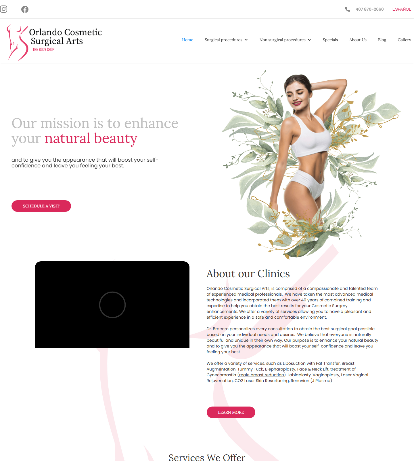 Orlando Cosmetic Surgical Arts — Orlando Cosmetic Surgical Arts website homepage (Kissimmee, FL)