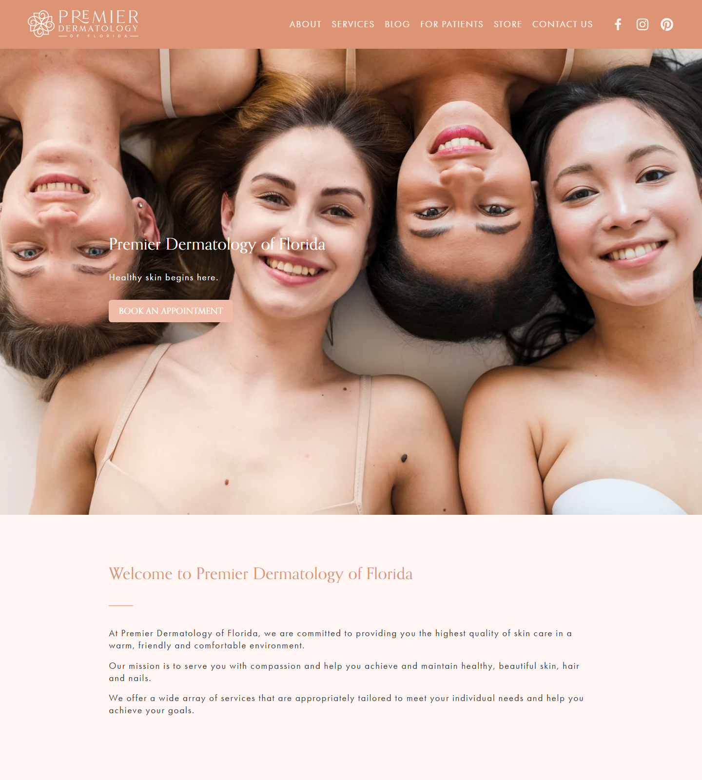 Premier Dermatology of Florida — Premier Dermatology of Florida website homepage (St. Augustine, FL)