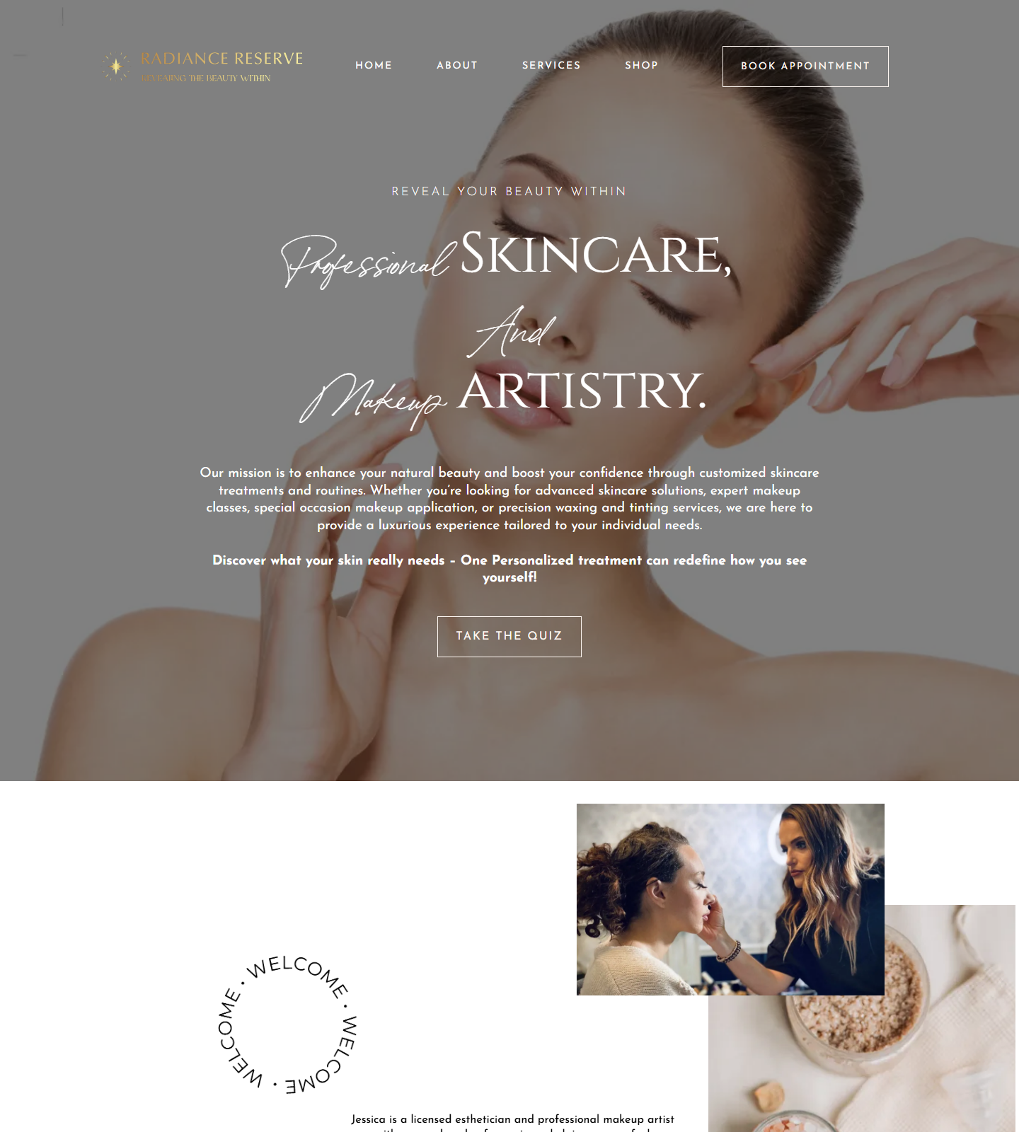 Radiance Reserve — Radiance Reserve website homepage (Cahaba Heights, AL)