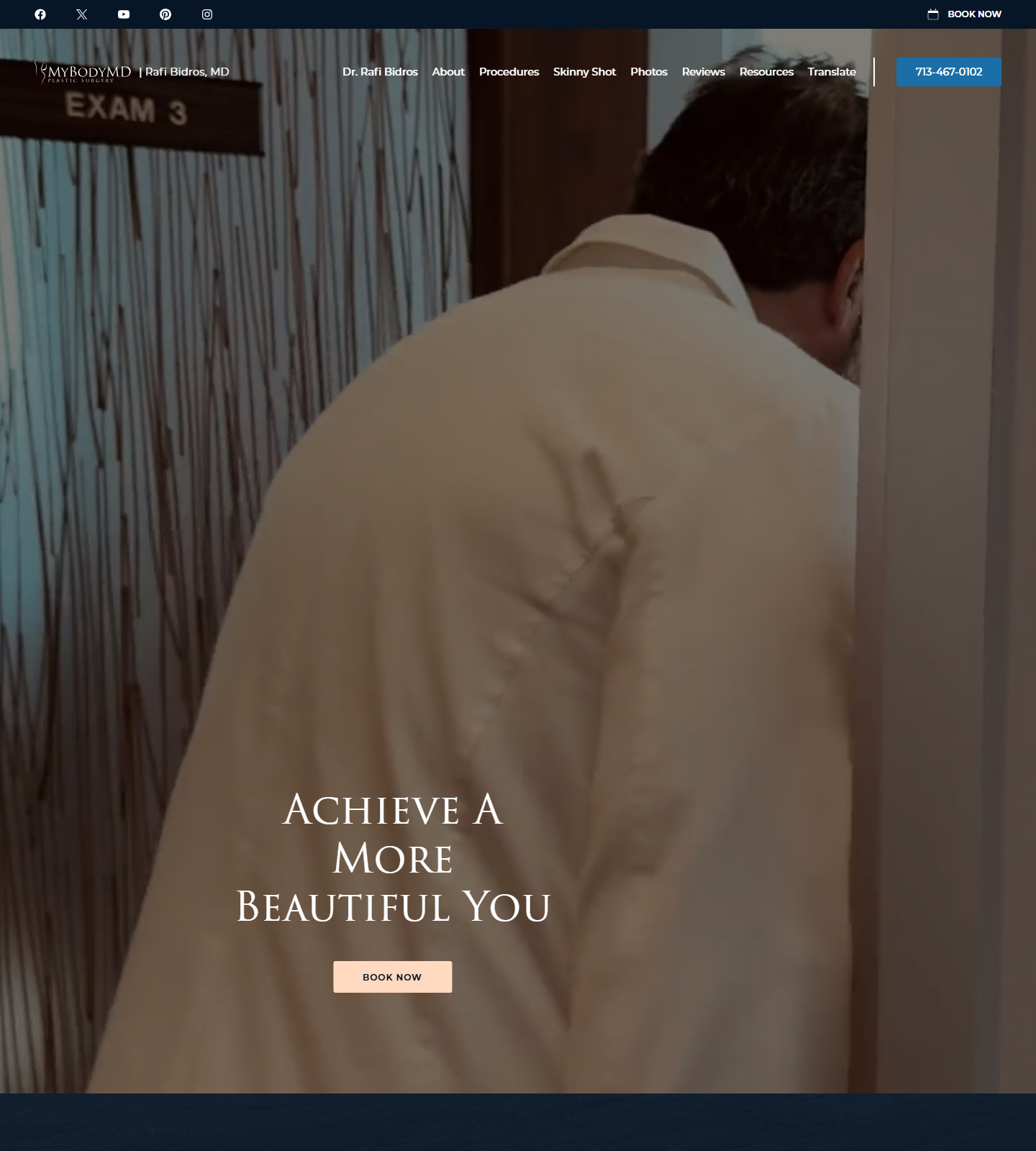 Rafi S. Bidros, MD, FACS — Rafi S. Bidros, MD, FACS website homepage (Houston, TX plastic & cosmetic surgery)