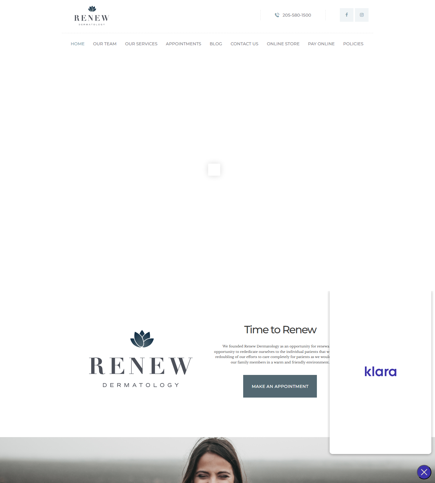 Renew Dermatology — Renew Dermatology website homepage (Homewood, AL)