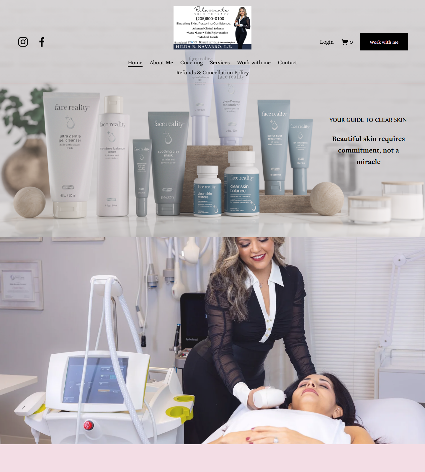 Rilassante Skin Therapy — Rilassante Skin Therapy website homepage (Hoover, AL)