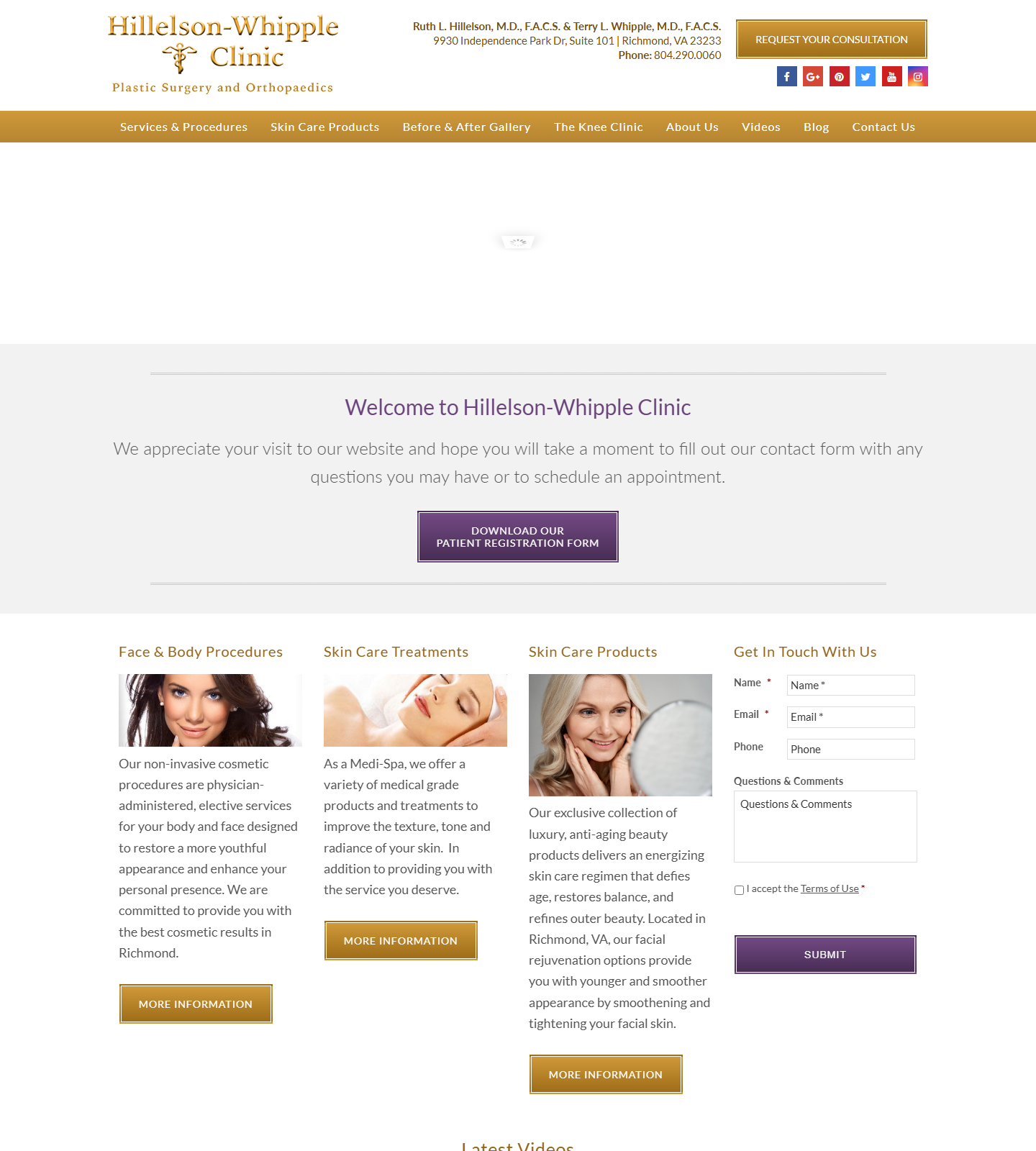 Ruth L. Hillelson, MD, FACS — Ruth L. Hillelson, MD, FACS website homepage (Richmond, VA)