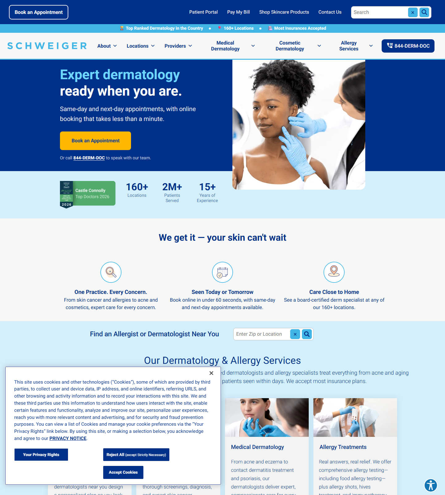 Schweiger Dermatology Group - Dr. Phillips — Schweiger Dermatology Group - Dr. Phillips website homepage (Orlando, FL)