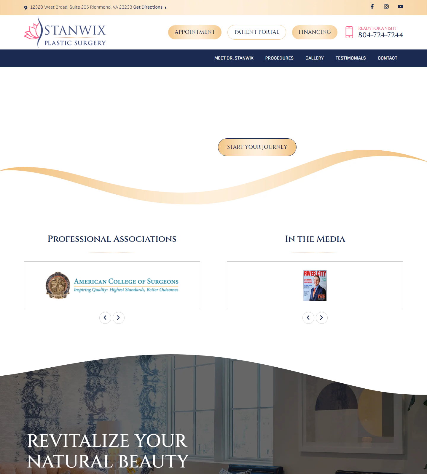 Stanwix Plastic Surgery — Stanwix Plastic Surgery website homepage (Henrico, VA)