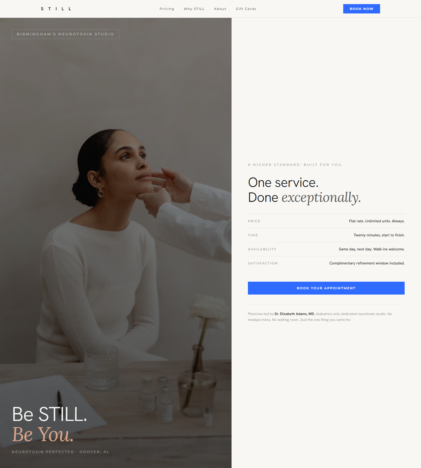 STILL Studios — STILL Studios website homepage (Hoover, AL)