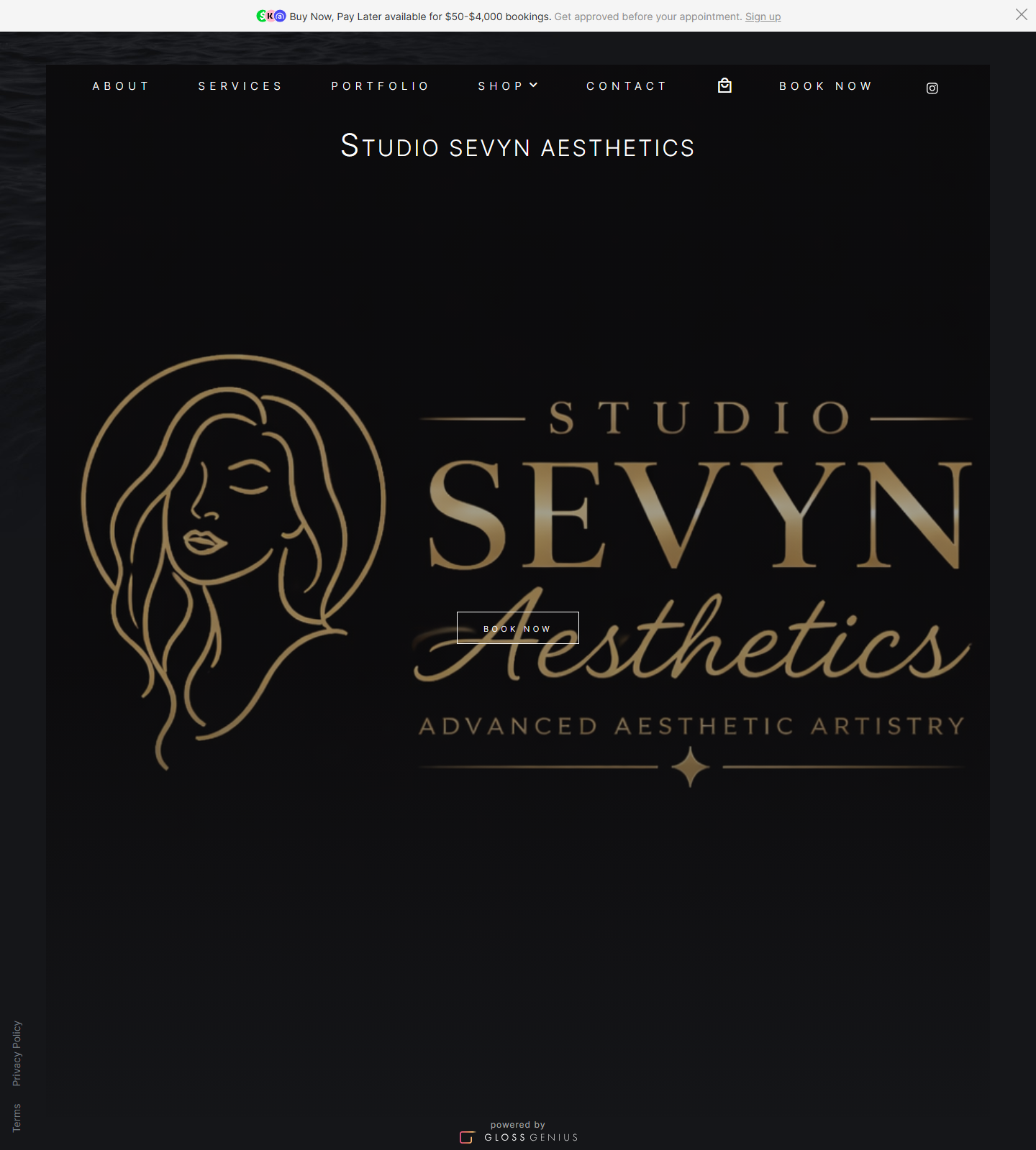 Studio Sevyn Aesthetics — Studio Sevyn Aesthetics website homepage (Fort Myers, FL plastic & cosmetic surgery)