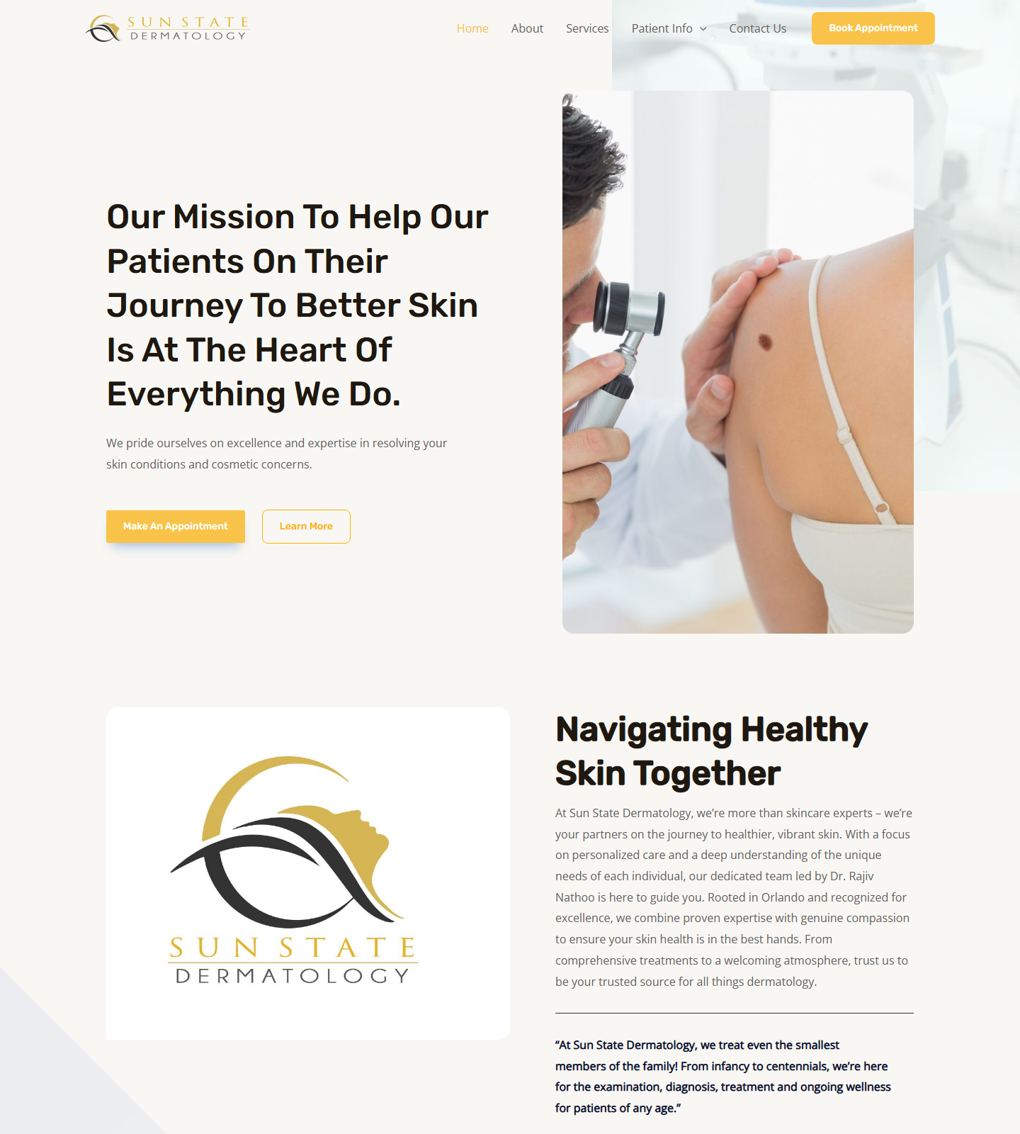 Sun State Dermatology — Sun State Dermatology website homepage (Maitland, FL)