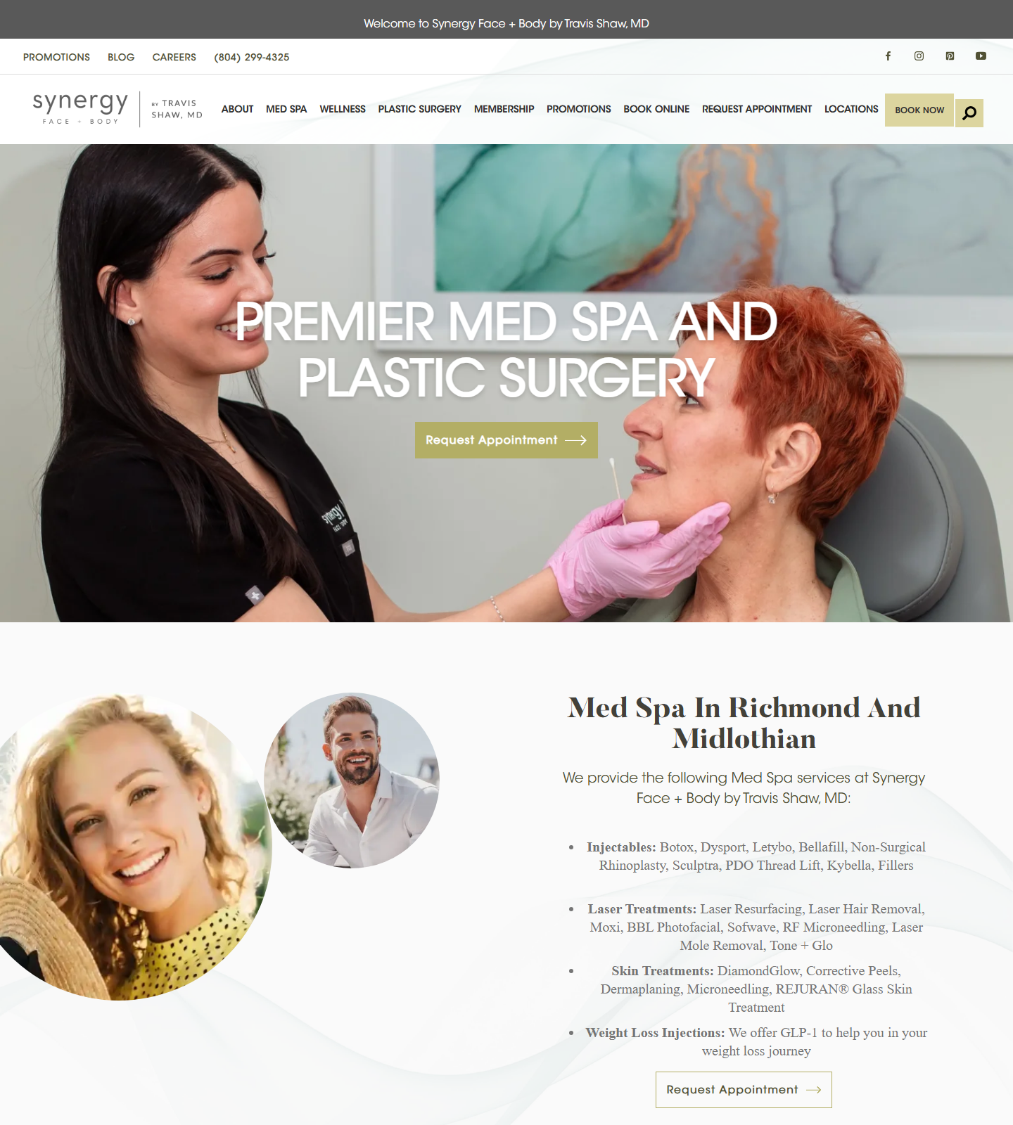 Synergy By Shaw — Synergy By Shaw | Richmond website homepage (Richmond, VA)