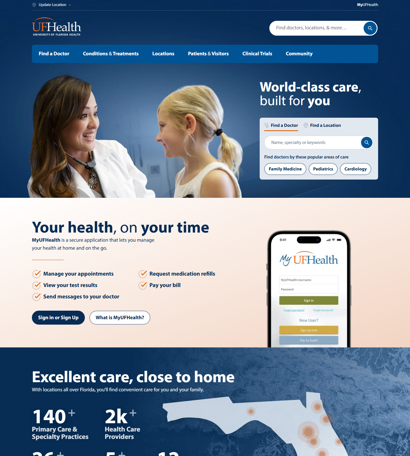 UF Health Dermatology - Deerwood Park — UF Health Dermatology - Deerwood Park website homepage (Jacksonville, FL)
