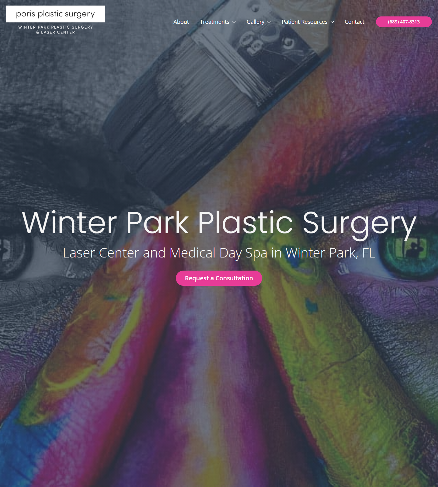 Winter Park Plastic Surgery & Laser Center — Winter Park Plastic Surgery & Laser Center website homepage (Winter Park, FL)