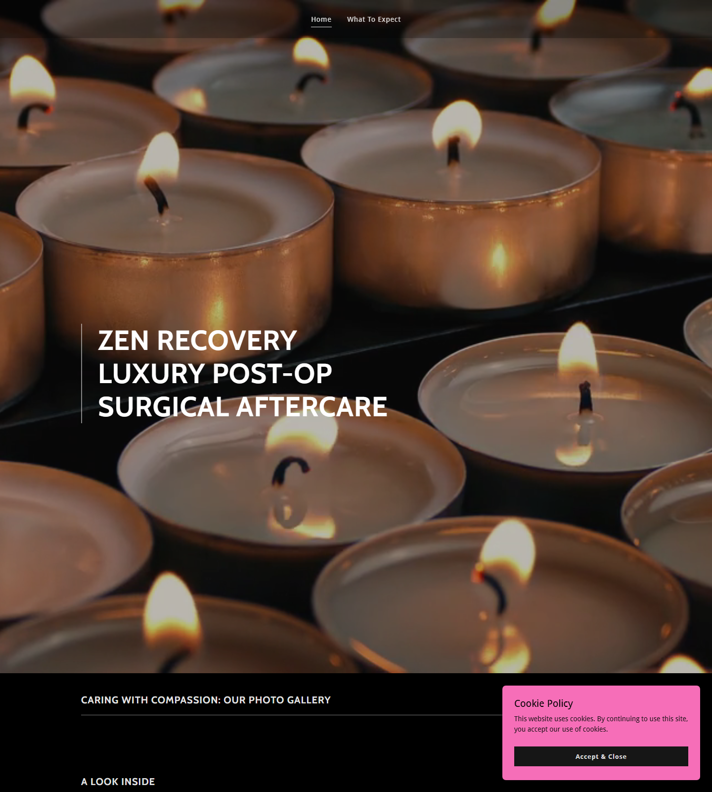 ZEN RECOVERY-SURGICAL AFTERCARE — ZEN RECOVERY-SURGICAL AFTERCARE website homepage (Houston, TX plastic & cosmetic surgery)